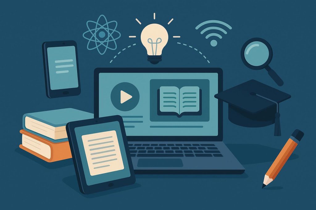 Technology and Its Crucial Role in Modern Learning Digital devices and online tools enhancing education in modern technology-driven classrooms