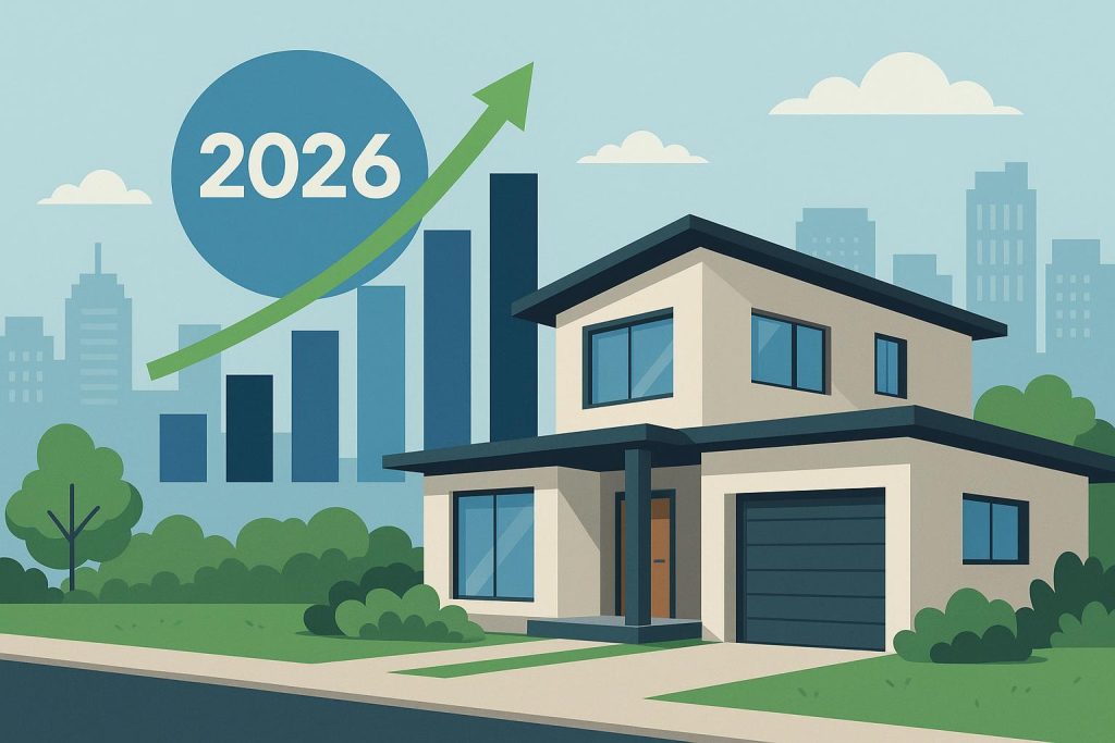 Decoding the Housing Market – 2026 Trends Impacting Home Design Modern house exterior highlighting innovative architecture and sustainable design trends