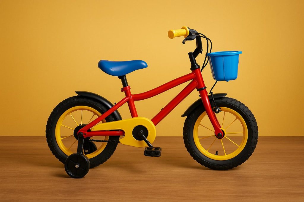 Colorful children's bicycles displayed in a bike store, highlighting best kids cycle options