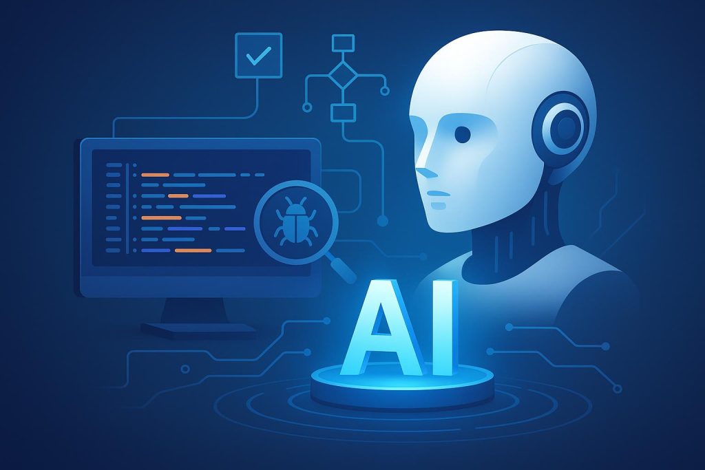 Artificial intelligence analyzing software code for automated, efficient software testing