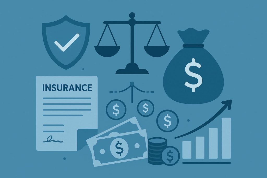 Insurance and fund finance concepts intersecting, illustrating Zac Barnett’s industry expertise