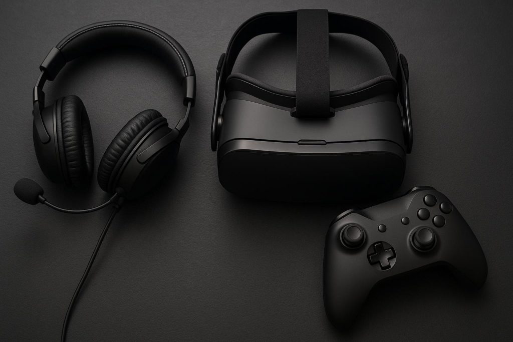 3 Must-Have Gaming Accessories For Immersive Experiences High-quality gaming headset, RGB keyboard, and precision mouse for immersive gaming setup