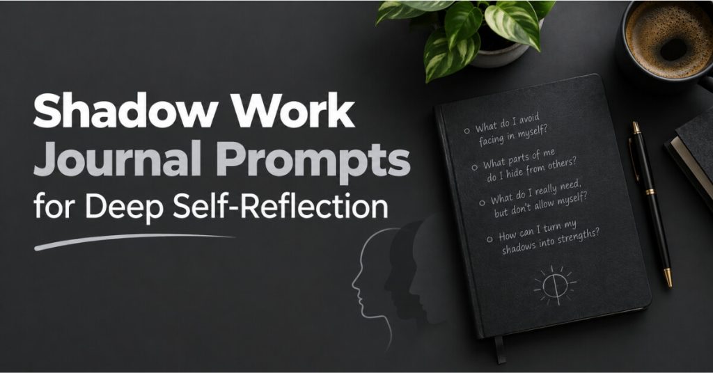Shadow Work Journal Prompts for Deep Self-Reflection Image 1 of Shadow Work Journal Prompts for Deep Self-Reflection